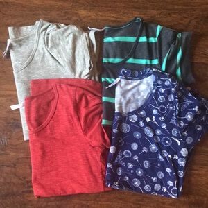 Lot of 4 Lularoe Classic Tees size medium